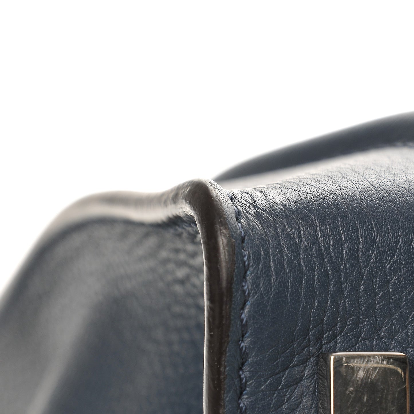 Drummed Calfskin Mini Luggage Orage