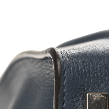 Celine Drummed Calfskin Mini Luggage Orage 8 of 8