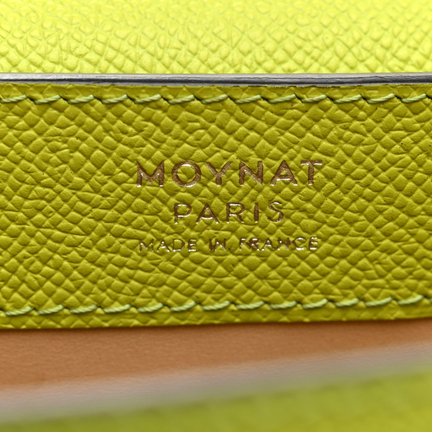 Moynat Carat Calfskin Rejane PM Anis 6 of 9