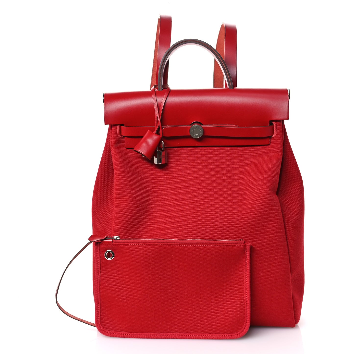 Military Toile Vache Hunter Herbag a Dos Zip Retourne Backpack Rouge Piment