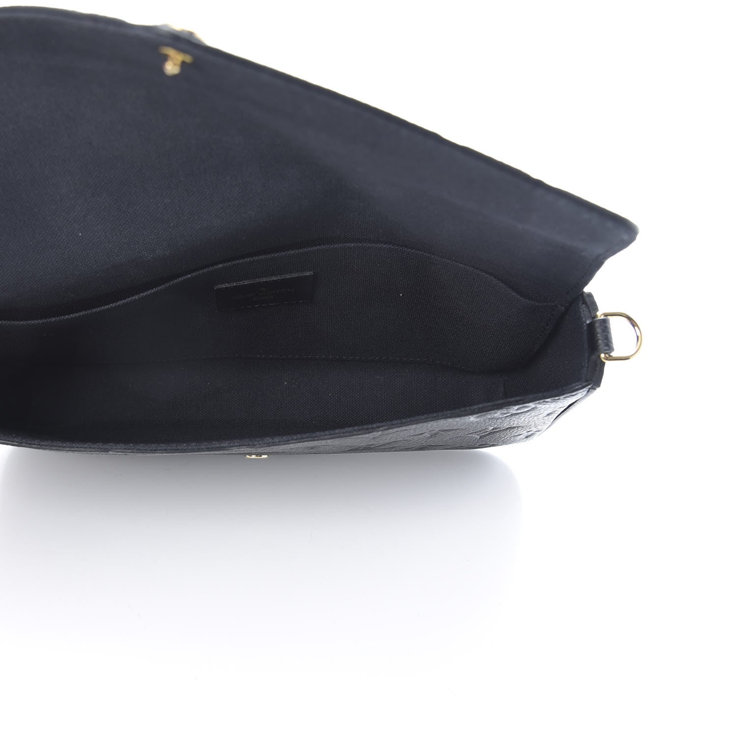 Louis Vuitton Empreinte Pochette Felicie Chain Wallet Black 6 of 15