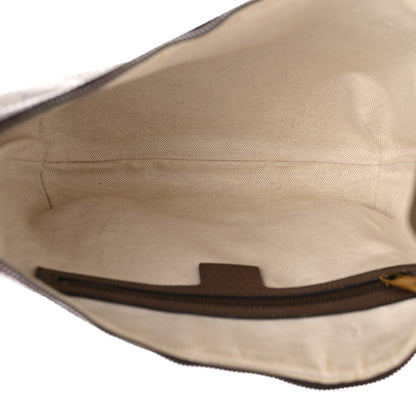 Gucci GG Supreme Monogram Web Small Ophidia Half Moon Hobo Brown 5 of 12