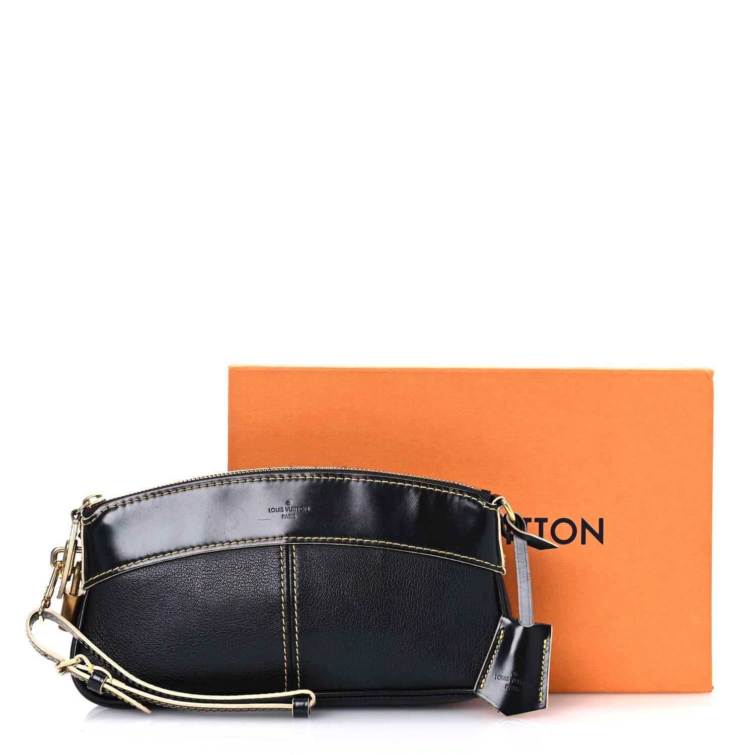 Louis Vuitton Suhali Lockit Clutch Black 14 of 14