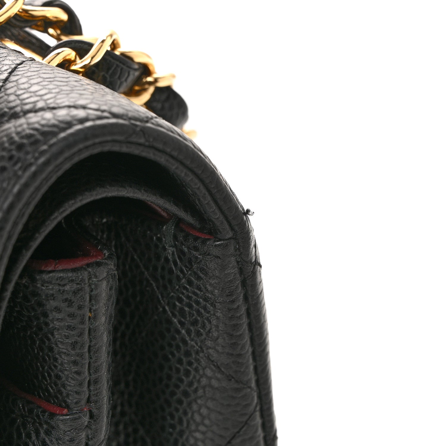 Chanel Caviar Quilted Medium Double Flap Black 13 of 16