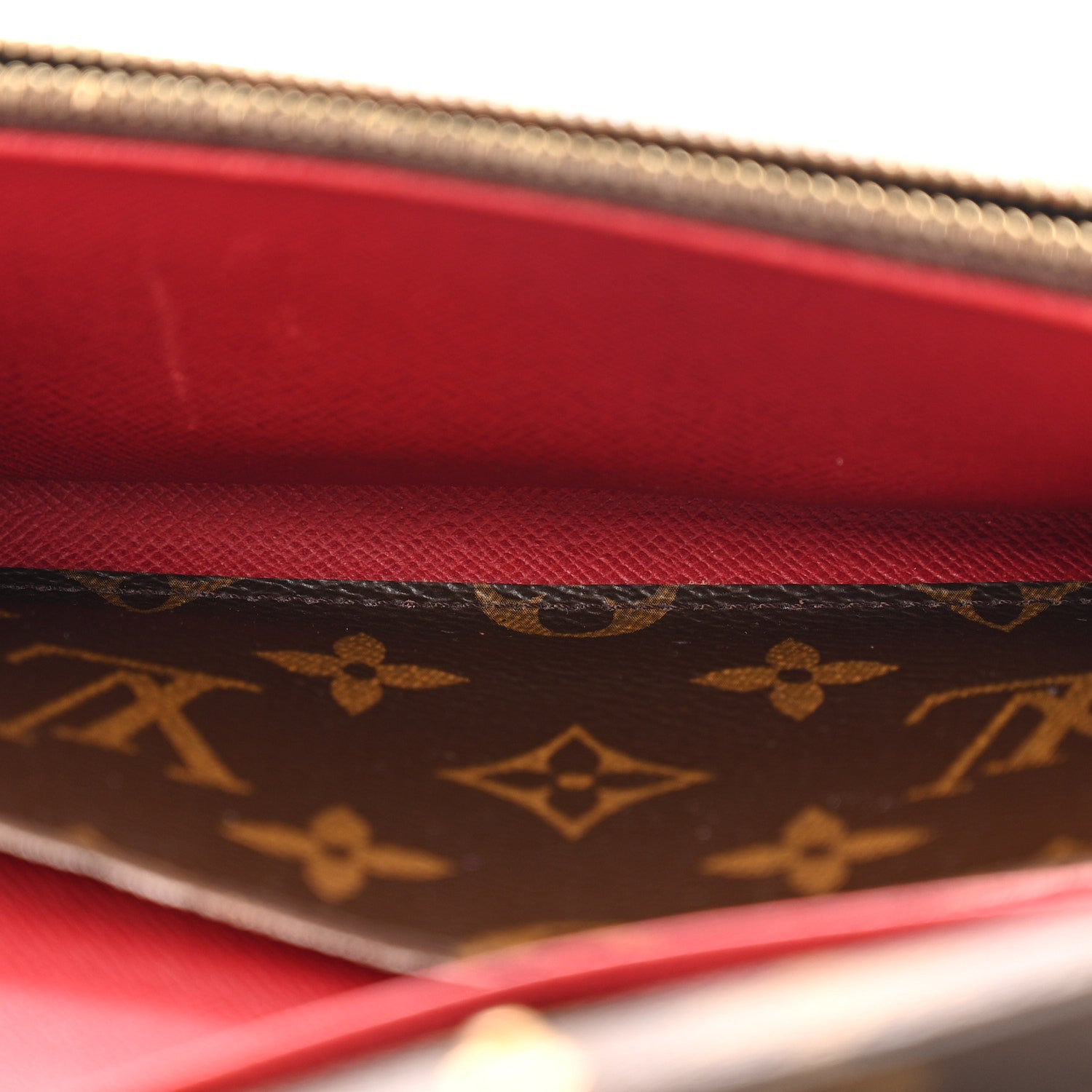 Louis Vuitton Monogram Emilie Wallet Rouge 5 of 14