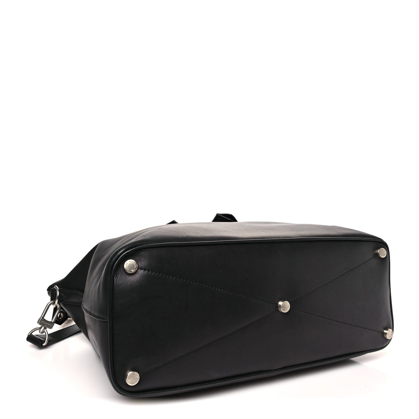 Smooth Millesime Calfskin Lockit MM Black