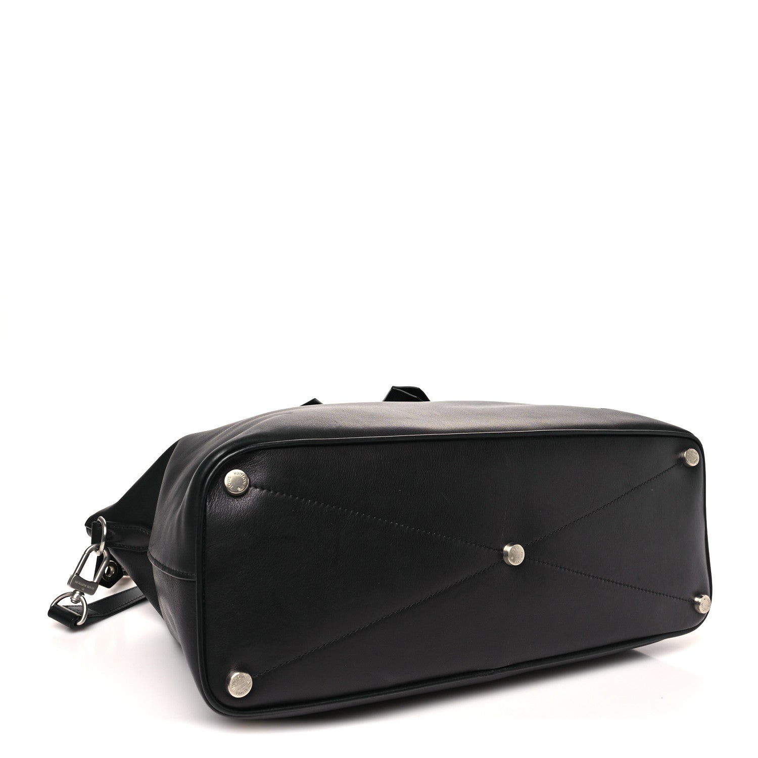 Louis Vuitton Smooth Millesime Calfskin Lockit MM Black 4 of 9