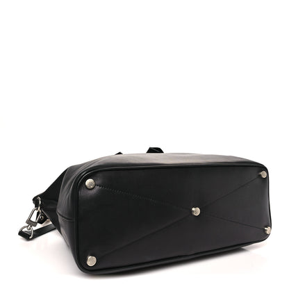 Louis Vuitton Smooth Millesime Calfskin Lockit MM Black 4 of 9