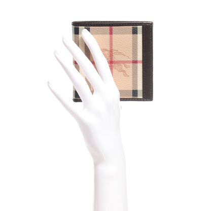 Burberry Haymarket Check Wallet Chocolate 2 of 8