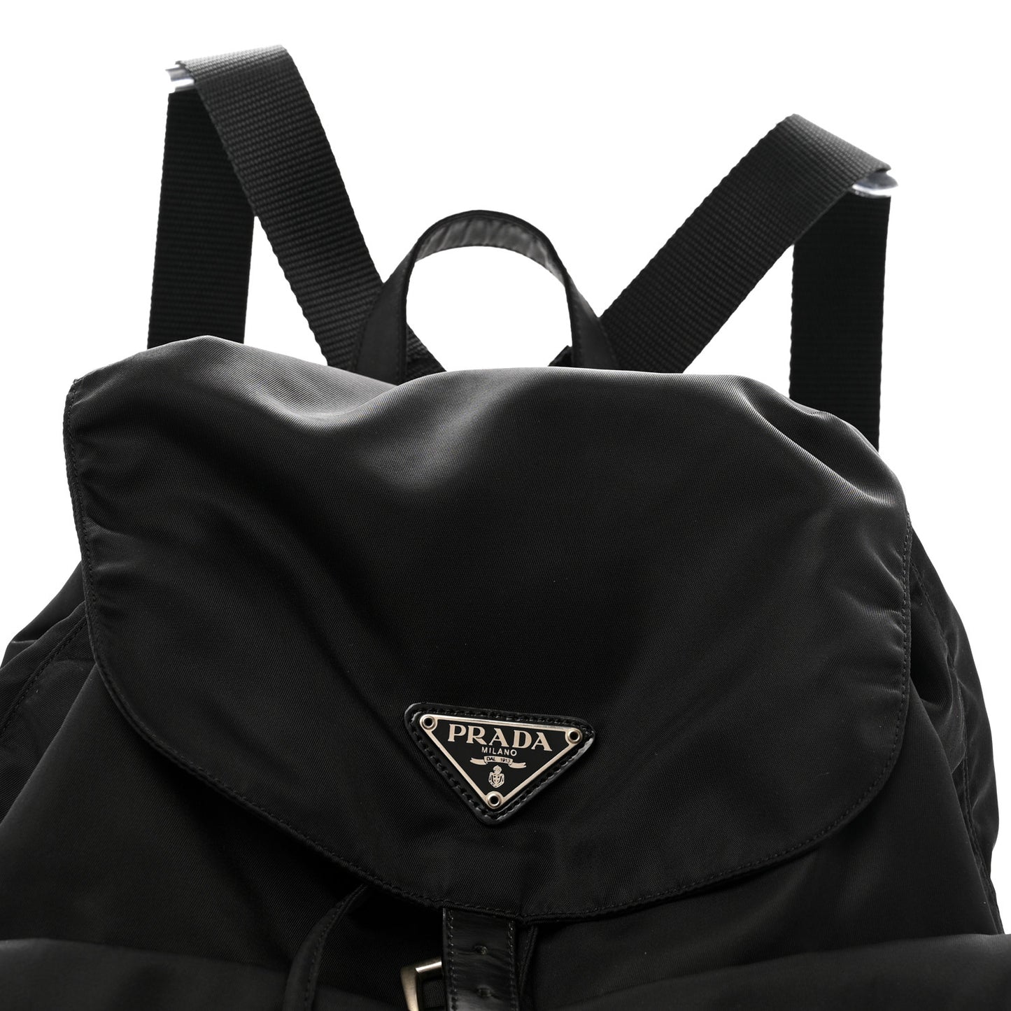 Nylon Vela Medium Backpack Black