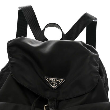 Prada Nylon Vela Medium Backpack Black 8 of 14
