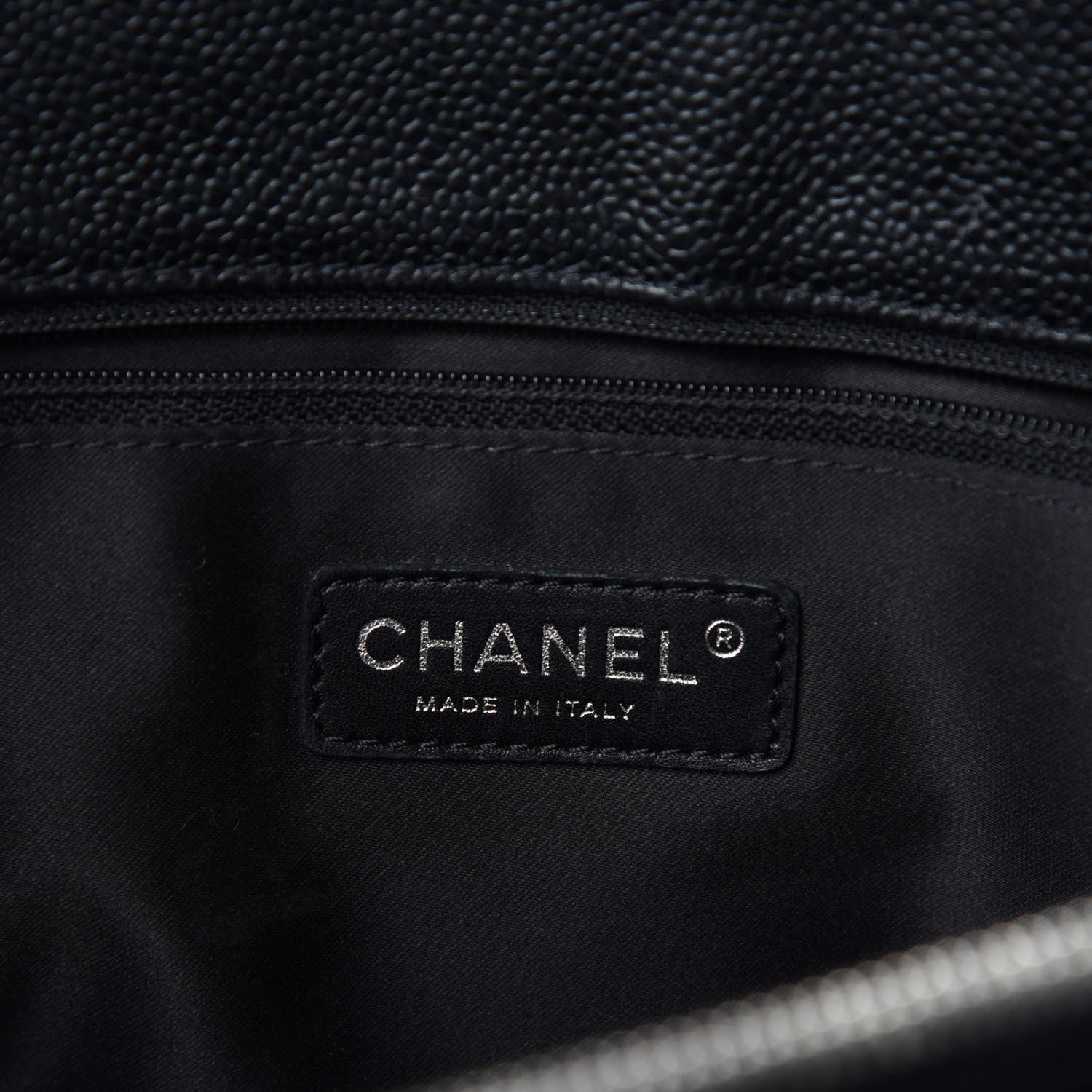 Chanel Caviar Quilted Grand Shopping Tote GST Black 10 of 12