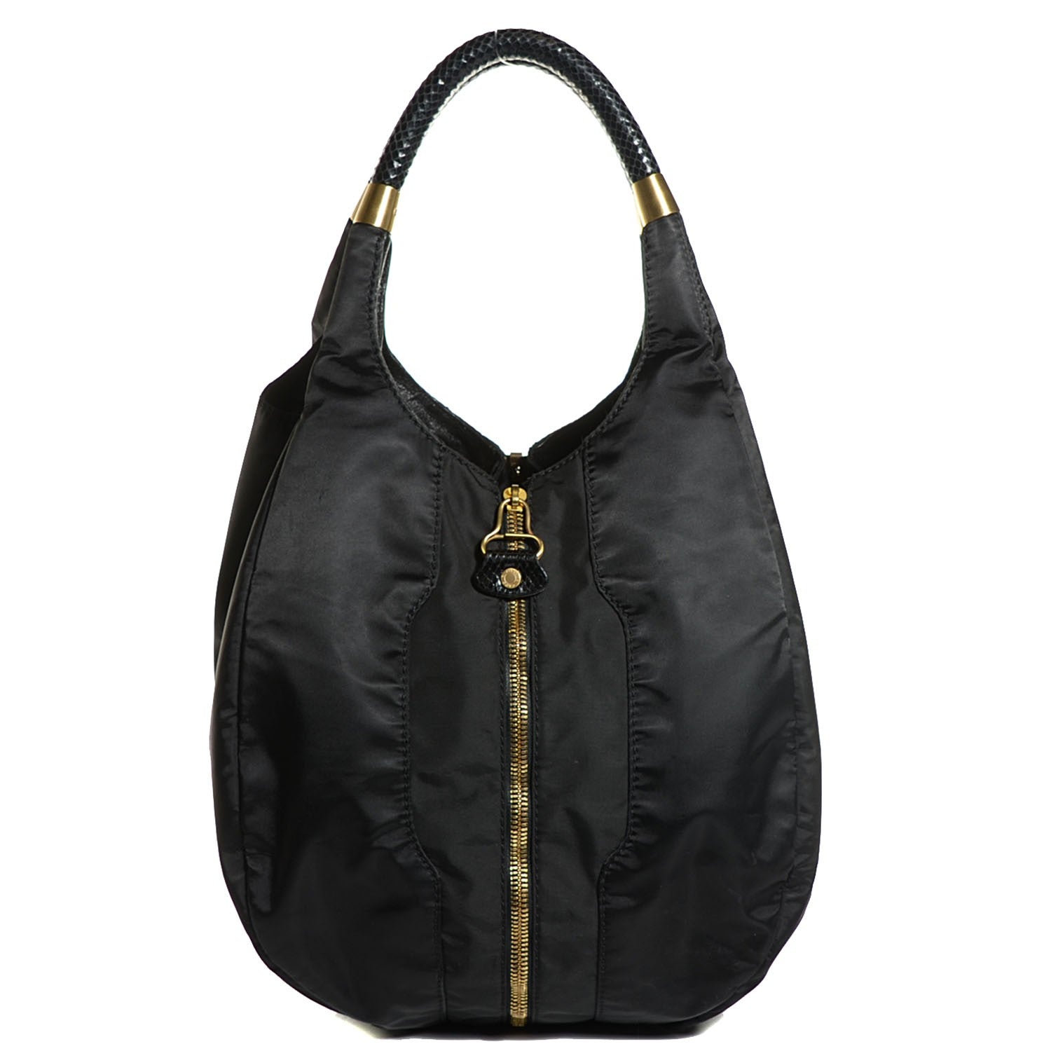 Jimmy Choo Nylon Mandah Tote Black 1 of 8