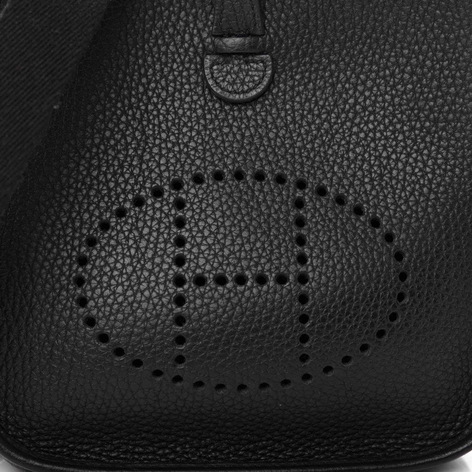 Hermes Taurillon Clemence Evelyne TPM Black 10 of 11