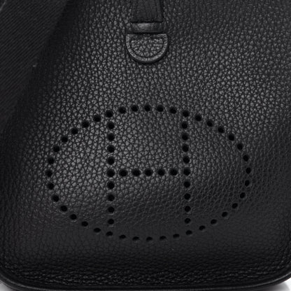 Hermes Taurillon Clemence Evelyne TPM Black 10 of 11