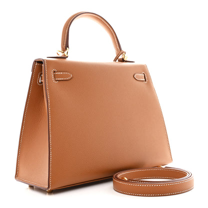 Hermes Epsom Kelly Sellier 25 Gold 2 of 10