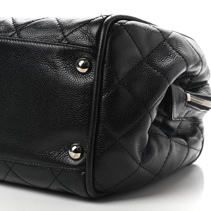 Chanel Caviar Quilted CC Timeless Bowler Black 8 of 8