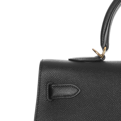 Hermes Epsom Kelly Sellier 35 Black 14 of 32