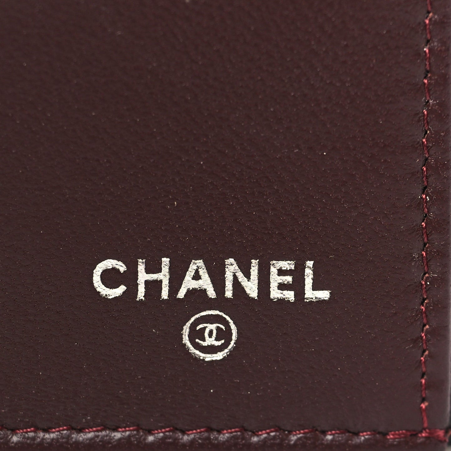 Lambskin Quilted Long Flap Wallet Black