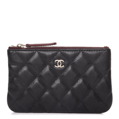 Chanel Caviar Quilted Small Cosmetic Case Black 1 of 8