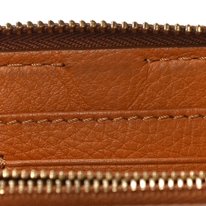 Chloe Grained Calfskin Marcie Long Zip Around Wallet Tan 13 of 16