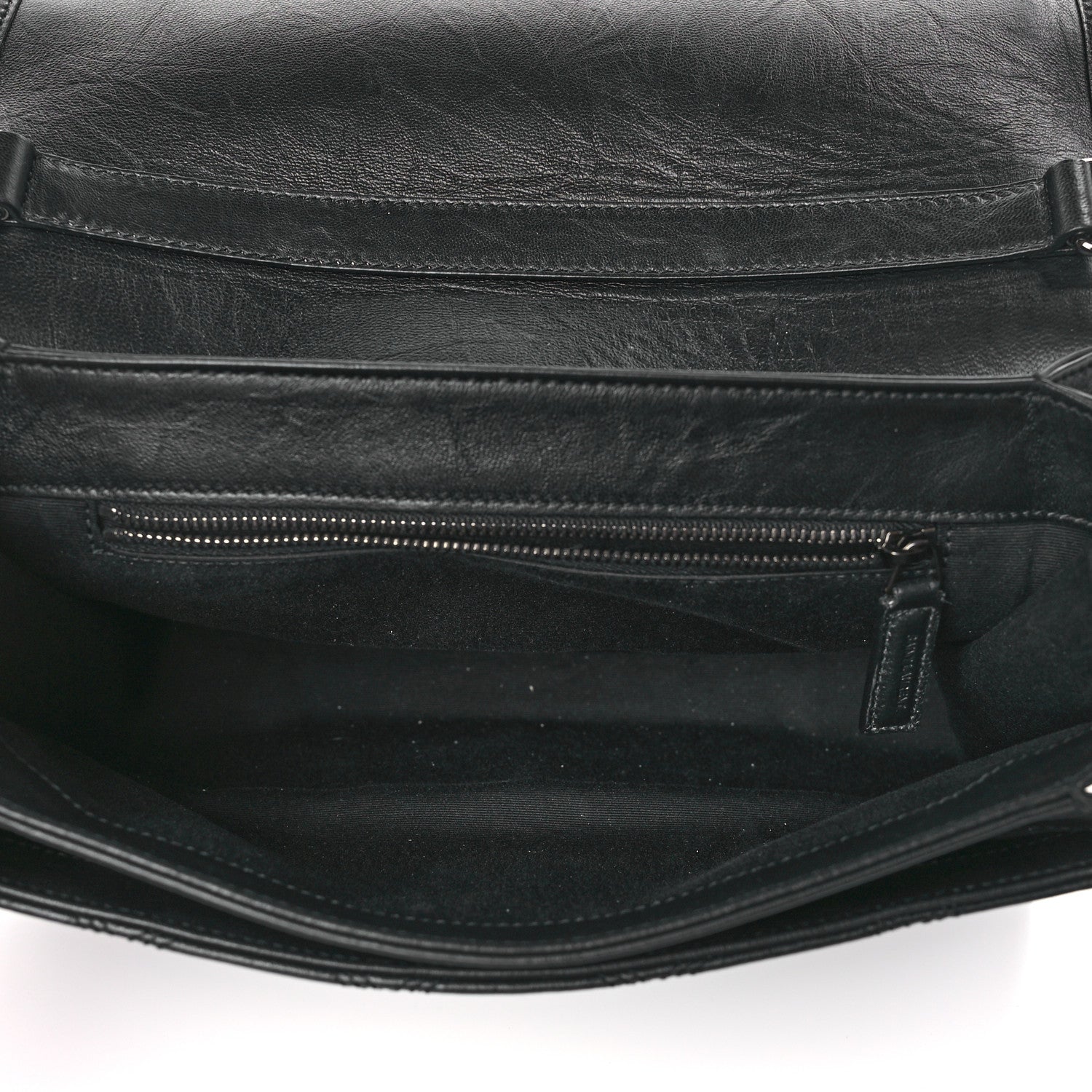 Saint Laurent Lambskin Quilted Small Becky Chain Bag Black 5 of 10