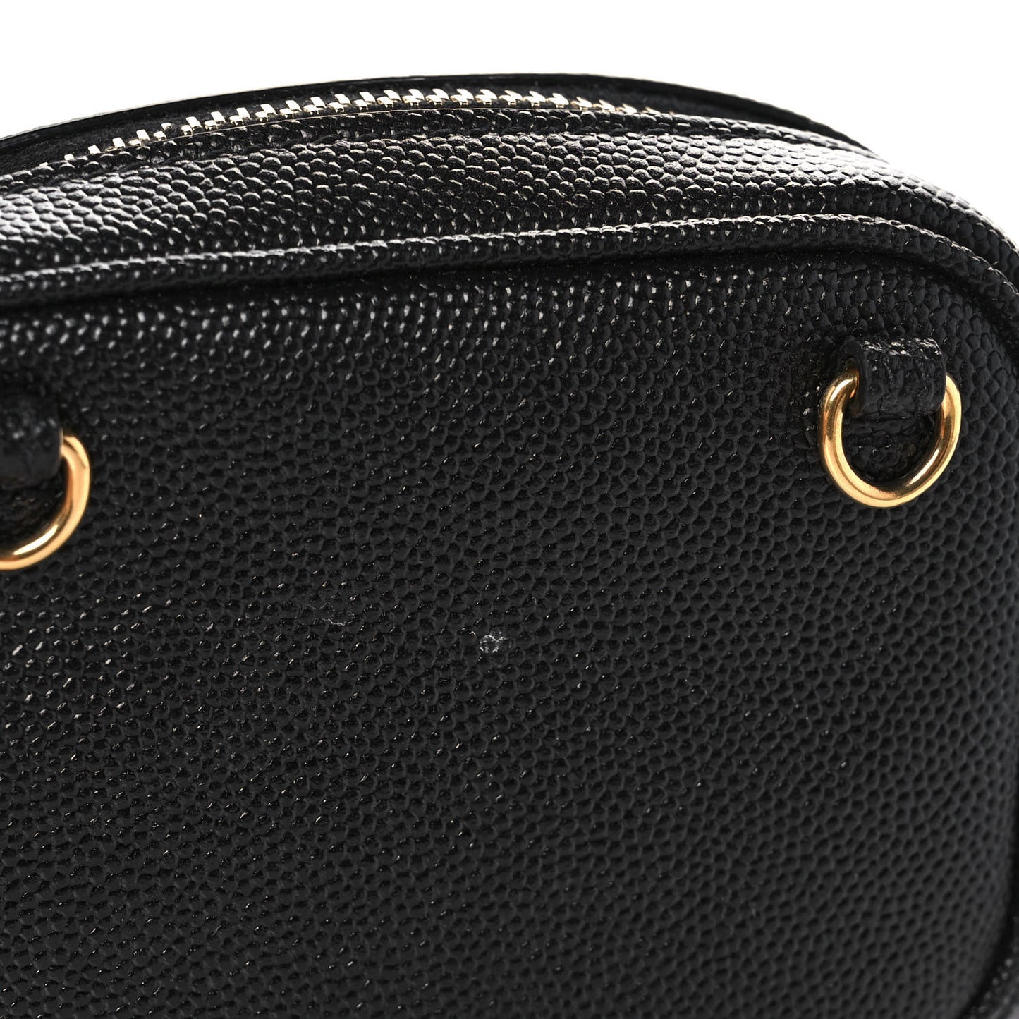 Grain De Poudre Matelasse Monogram Baby Lou Camera Bag Black