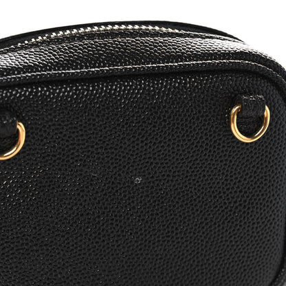 Saint Laurent Grain De Poudre Matelasse Monogram Baby Lou Camera Bag Black 10 of 11