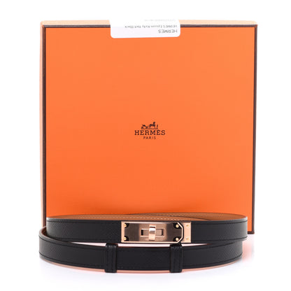 Hermes Epsom Kelly Belt Black 5 of 5