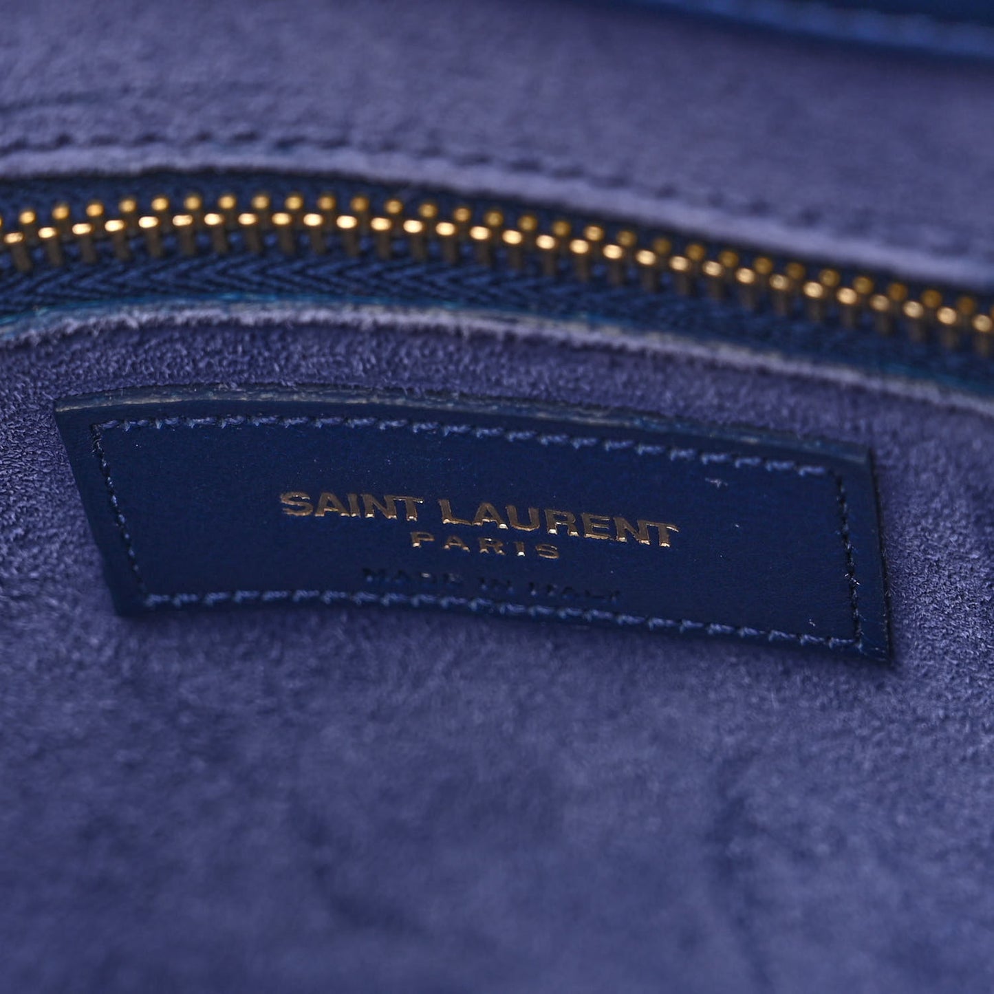 Calfskin Large Sac De Jour Carryall Navy