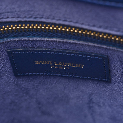 Saint Laurent Calfskin Large Sac De Jour Carryall Navy 5 of 8
