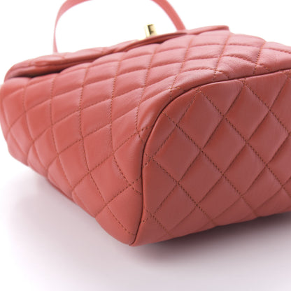 Chanel Calfskin Quilted Mini Urban Spirit Backpack Red 5 of 9