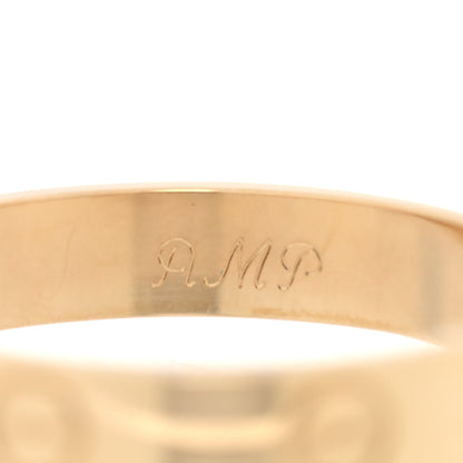 Cartier 18K Yellow Gold 3.5mm LOVE Wedding Band Ring 56 7.5 5 of 6