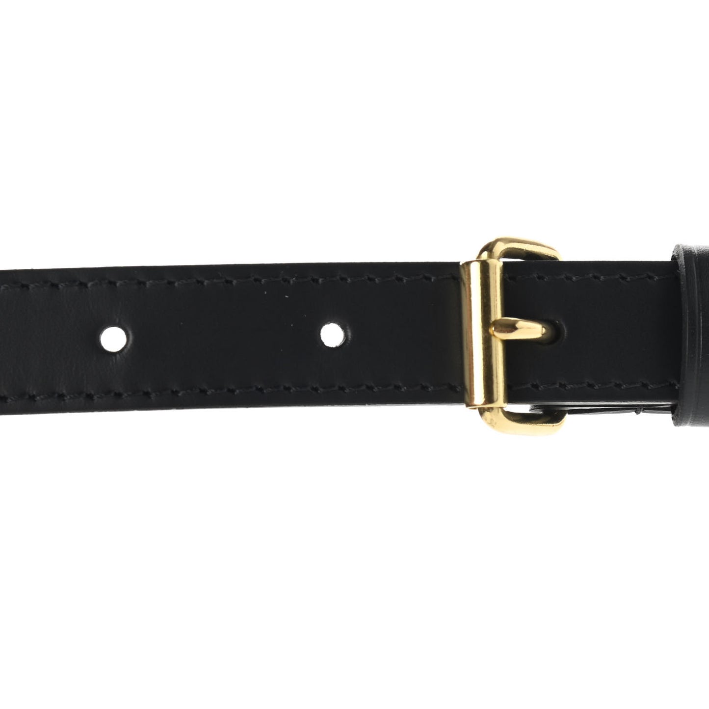 Calfskin 16mm Adjustable Shoulder Strap Black