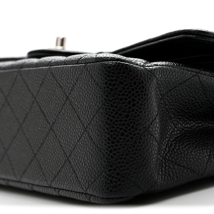 Chanel Caviar Quilted Medium Double Flap Black 10 of 10