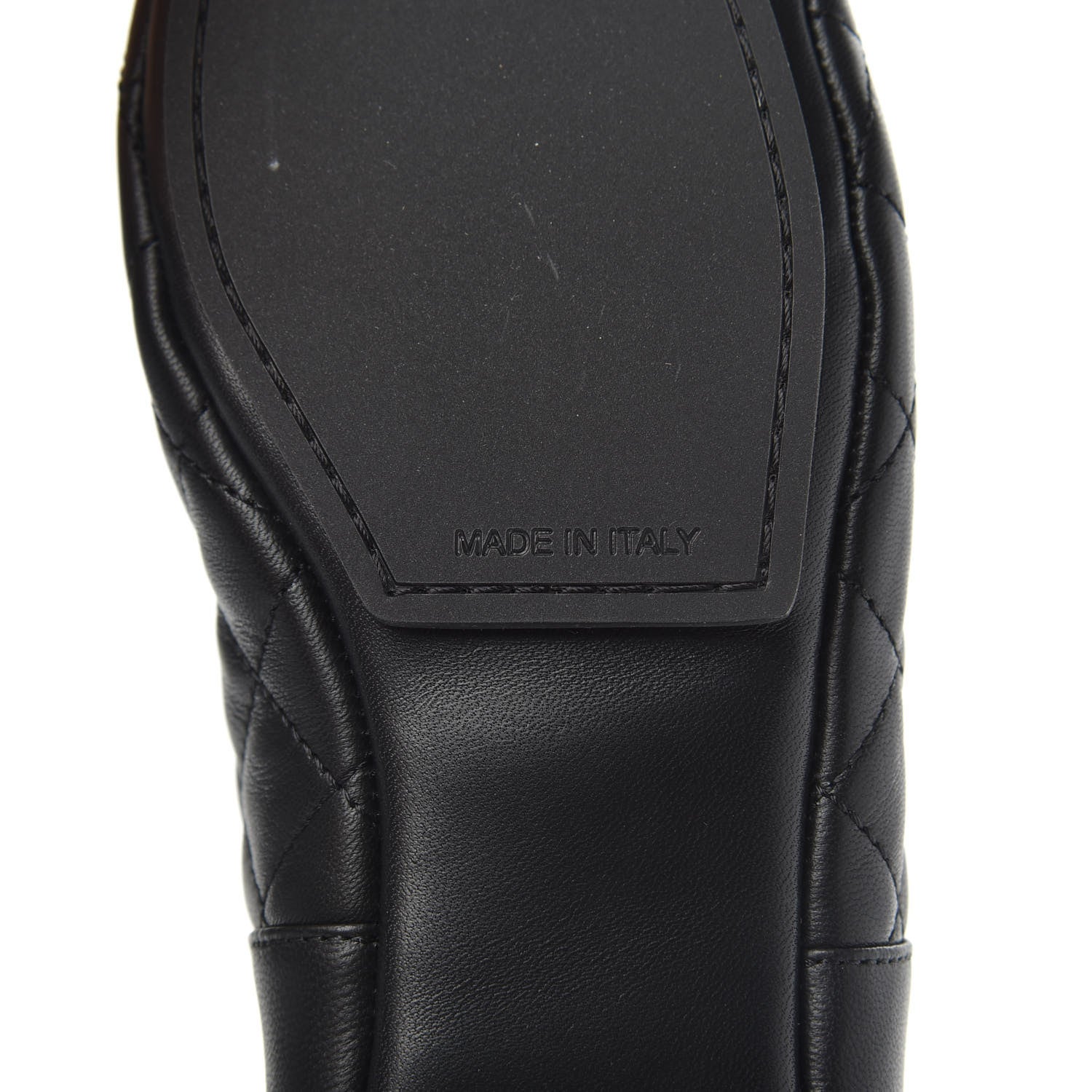 Chanel Lambskin Quilted Cap Toe Slipper With Pouch 36 Black 7 of 9