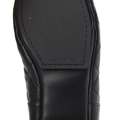 Chanel Lambskin Quilted Cap Toe Slipper With Pouch 36 Black 7 of 9