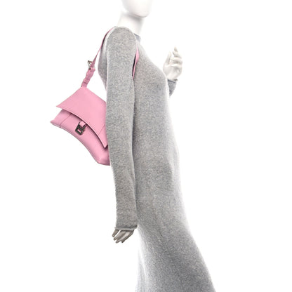 Balenciaga Semi Shiny Smooth Calfskin Small Downtown Shoulder Bag Candy Pink 2 of 14