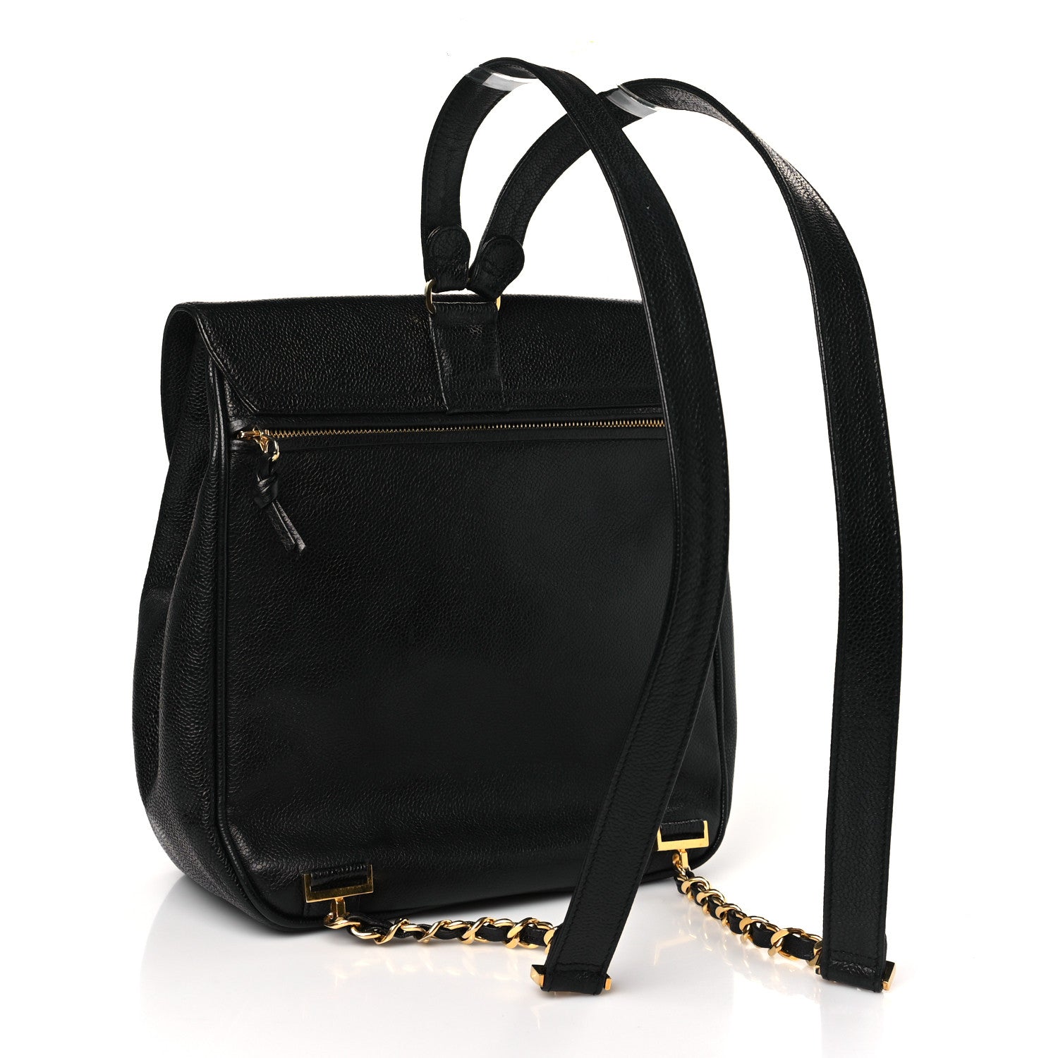 Chanel Caviar CC Backpack Black 3 of 8