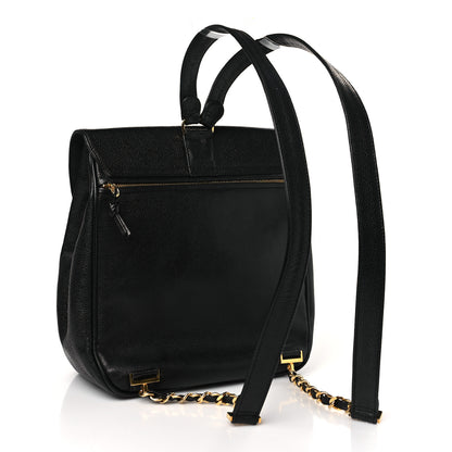 Chanel Caviar CC Backpack Black 3 of 8