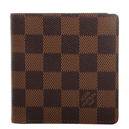Louis Vuitton Damier Ebene Porte-Billets 6 Card Bi-Fold Wallet 1 of 7