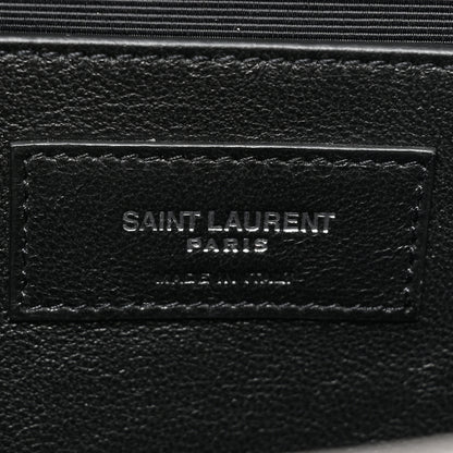 Saint Laurent Grain De Poudre Small Monogram Kate Satchel Storm 6 of 11