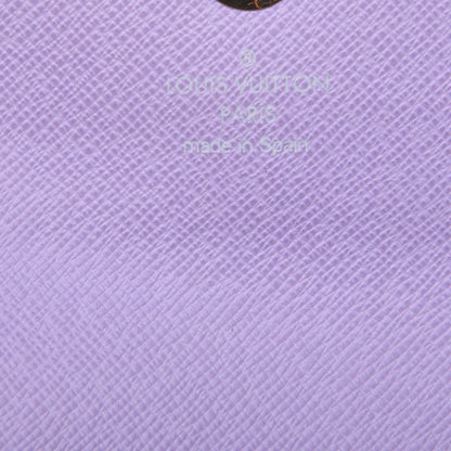 Louis Vuitton Monogram Multicolor Sarah Wallet Black Violet 6 of 8