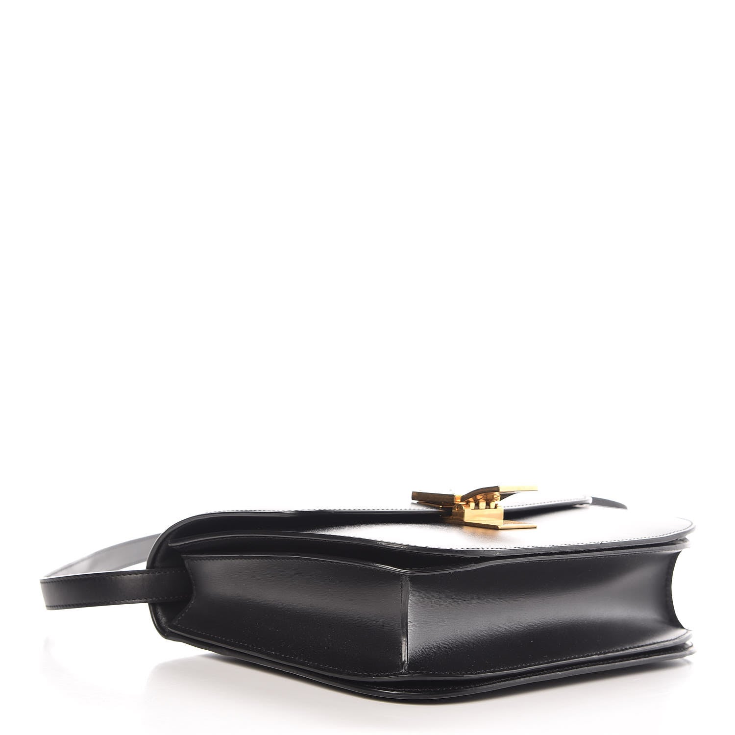 Celine Liege Calfskin Medium Classic Box Flap Bag Black 4 of 8