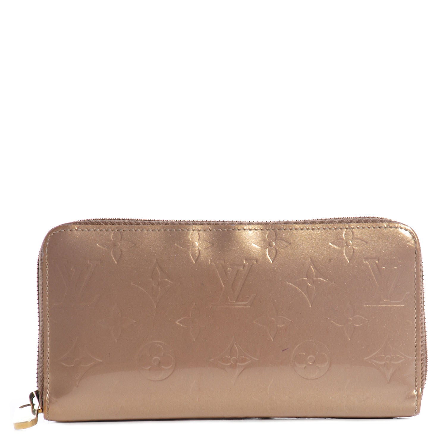 Louis Vuitton Vernis Zippy Wallet Beige Poudre 1 of 7