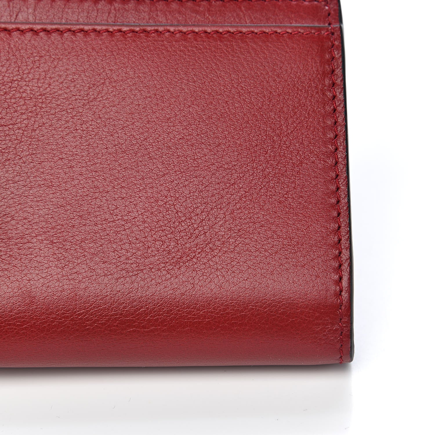 Gucci Calfskin Default Flap Wallet Cherry 12 of 12