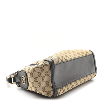 Gucci Monogram Small Scarlett Studded Interlocking G Hobo Dark Brown 4 of 11