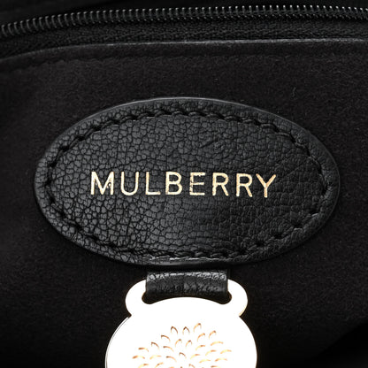 Mulberry Glossy Goatskin Small Lily Flap Black 6 of 11
