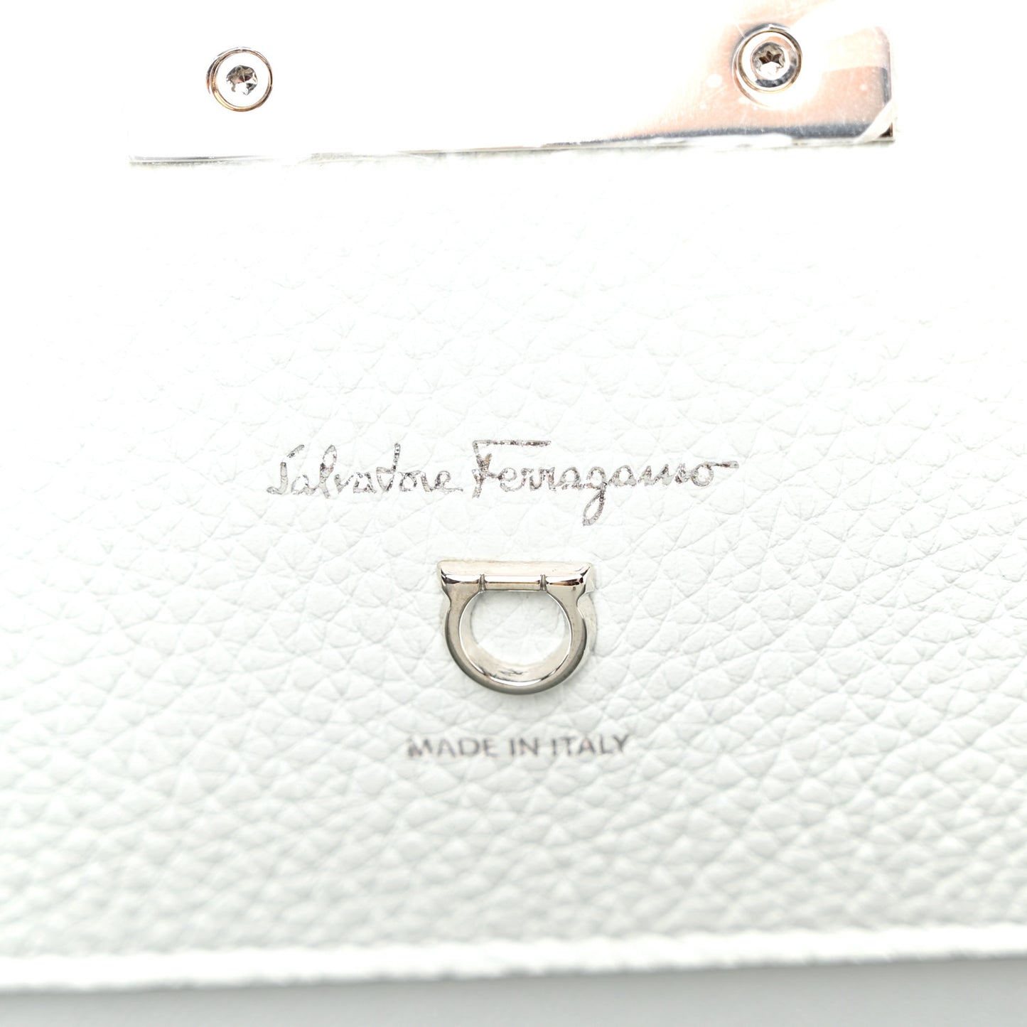 Calfskin Large Studio Bag Astronaut White