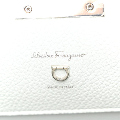 Salvatore Ferragamo Calfskin Large Studio Bag Astronaut White 6 of 12